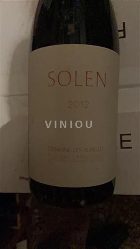Languedoc Languedoc-ylängöt Domaine Les Aurelles Solen 2012