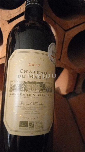 Bordeaux Saint-Émilion Grand Cru Grand Cru Château Barry 2019