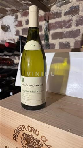 Burgundija Chablis Premier Cru Domaine Bégue-Mathiot 2018