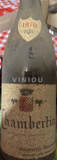 Burgundy Chambertin Grand Cru Armand Rousseau 1970