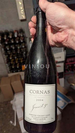 Rhônedalen Cornas Domaine Vincent Paris Granit 3° 2004