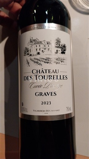 Bordeaux Graves Château Des Tourelles Prestige 2023