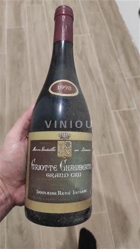 Borgogna Griotte-chambertin Grand Cru Domaine René Leclerc 1998