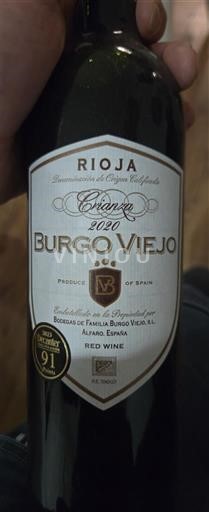 La Rioja Rioja Bodegas Burgo Viejo Crianza 2020