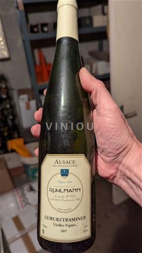 Alsace Gewurztraminer Ruhlmann Vieilles Vignes 2007