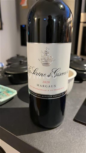 Bordeaux Margaux La Sirène de Giscours 2020