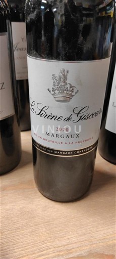 Bordeaux Margaux La Sirène de Giscours 2020