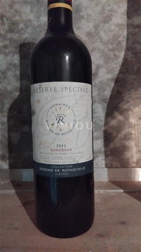 Bordeaux Domaine S Barons de Rothschild (Lafite) Réserve Spéciale 2012