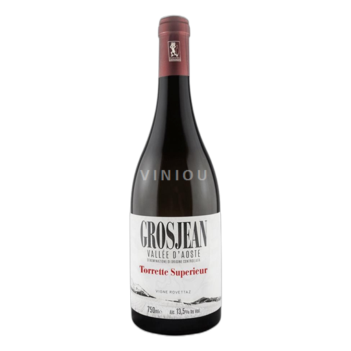Viner Rouge sec Torrete Vigne Rovettaz Grosjean / Vigne Rovettaz 2023 Italien Aostadalen Torrette Superiore DOC