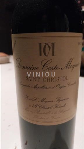 Languedoc Ospecificerad Domaine Coste Moynier Icke årgångsbetecknad