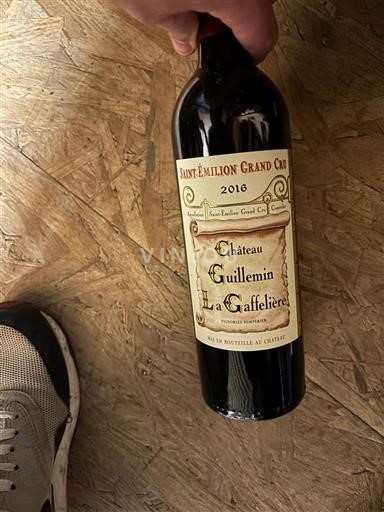 Bordeaux Saint-Émilion Grand Cru Grand Cru Château Guillemin La Gaffelière 2016
