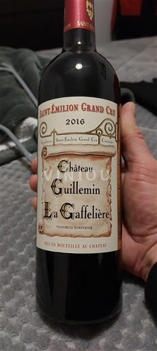 Bordéus Saint-Émilion Grand Cru Grand Cru Château Guillemin La Gaffelière 2016