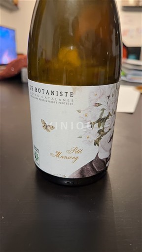 Languedoc ja Roussillon Katalonianrinteet Le Botaniste Petit Manseng 2022