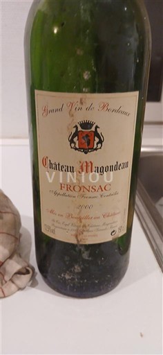 Bordeaux Fronsac Château Magondeau 2000