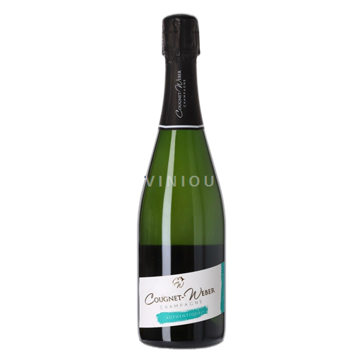 Champagne Sâm-panh Cougnet-Weber Authentique Brut Không niên vụ