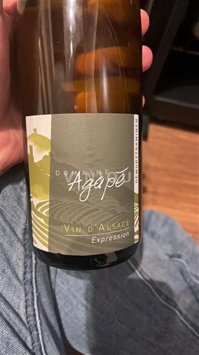 Alsace Gewurztraminer Domaine Agapé Expression 2019