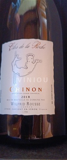 Valle del Loira Chinon Wilfrid Rousse Clos de la Roche 2018