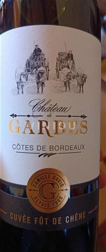 Bordeaux Côtes-de-Bordeaux Château Garbès Fût de Chêne 2023