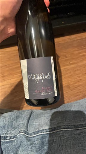 Alsace Riesling Grand Cru Domaine Agapé Osterberg 2019