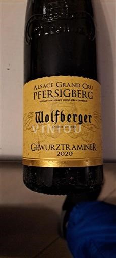 Alsace Ospecificerad Grand Cru Wolfberger Pfersigberg 2020