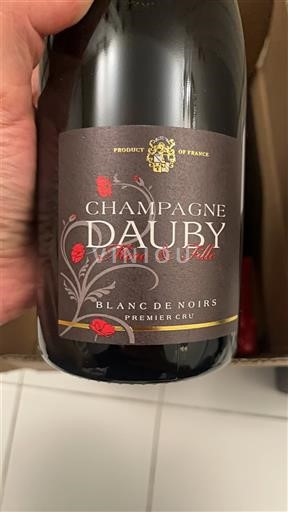 Šampanja Šampanjec Premier Cru Champagne Dauby Blanc de Noirs Mère & Fille Neleten.