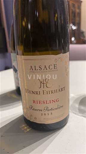 Alsace Henri Ehrhart Réserve Particulière 2013