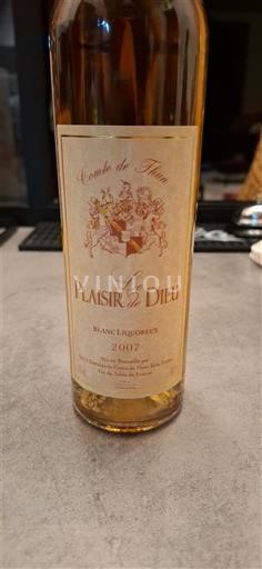 Sud-Ovest Côtes de Gascogne Comte de Flauis Les Plaisir de Dieu 2007