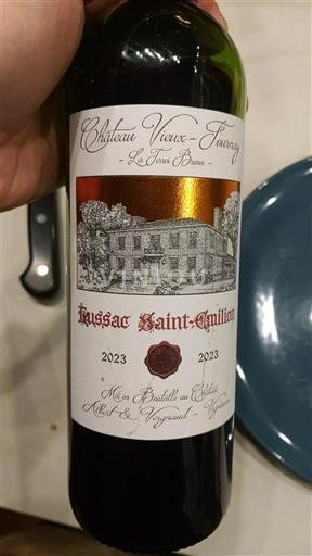 Bordeaux Lussac-Saint-Émilion Château Vieux-Tauzinat Les Fons Bruns 2023