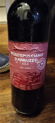 Abruzzo Wines Montepulciano d'Abruzzo Nadata 2021