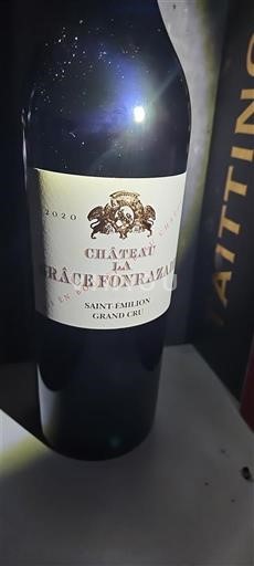 Bordeaux Saint-Émilion Grand Cru Grand Cru Château La Grâce Fonrazade 2020