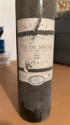 Savoie and Bugey Apremont Earl Dupraz 2004