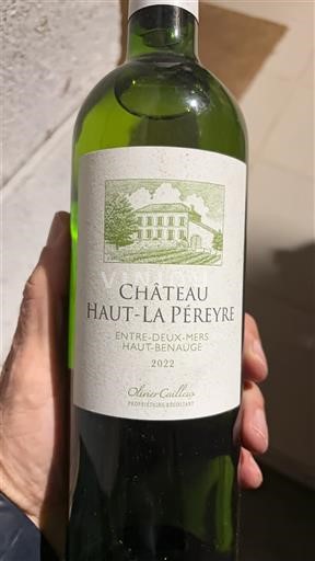 Bordeaux Entre-deux-Mers Haut-Benauge Château Haut-La Péreyre 2022