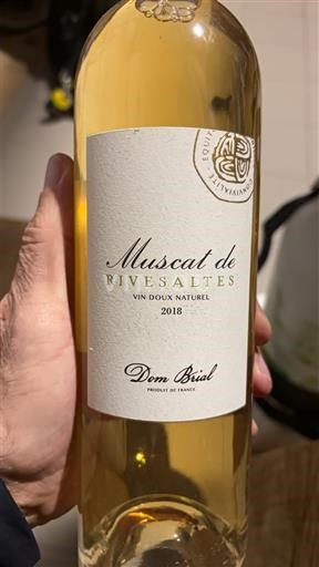 Roussillon Muscat de Rivesaltes Dom Brial 2018