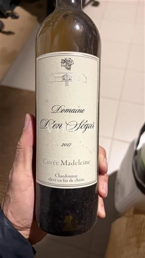 Südwestfrankreich Côtes du Tarn Domaine En Ségur Madeleine 2017