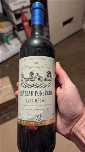 Bordéus Haut-Médoc Château Fonsèche 2007