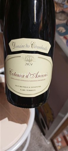 Thung lũng sông Loire Coteaux-d'ancenis Domaine Des Clérambaults 2024
