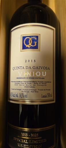 Bồ Đào Nha Douro Quinta da Gaivosa 2015