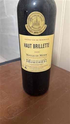 Bordoja Moulis-en-Médoc Haut Brillette 2009