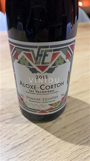 Borgoña Aloxe-Corton Domaine Escoffier Les Valozières 2013