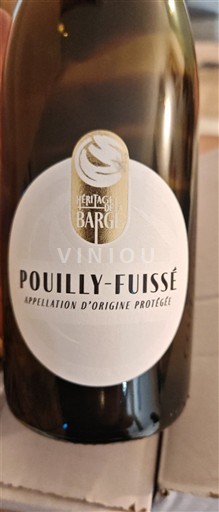 Burgundi Pouilly-fuissé Héritage de Barg 2017