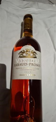 Bordeaux Sauternes Château Rabaud-Promis 2010