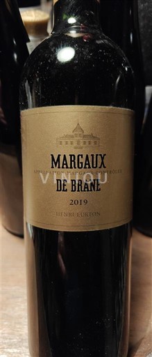Bordeaux Margaux Château Brane-Cantenac Margaux de Brane 2019