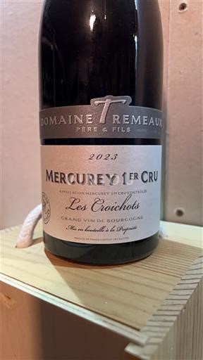 Burgundsko Nespecifikováno Premier Cru Domaine Trémeaux Les Croichots 2023