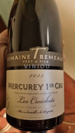 Bourgogne Không được chỉ định Premier Cru Domaine Trémeaux Les Croichots 2023