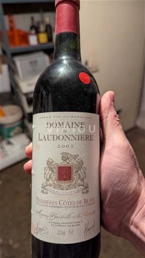 Bordeaux Côtes-de-Blaye Domaine Laudonnière Premières Côtes de Blaye 2005
