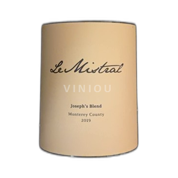 Vùng trồng nho được cấp phép California Thung lũng Alexander Le Mistral Single Vineyard Joseph's Blend 2019