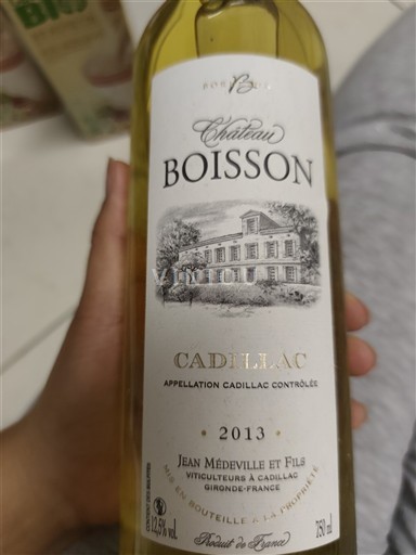 Bordeaux Cadillac Château Boisson 2013