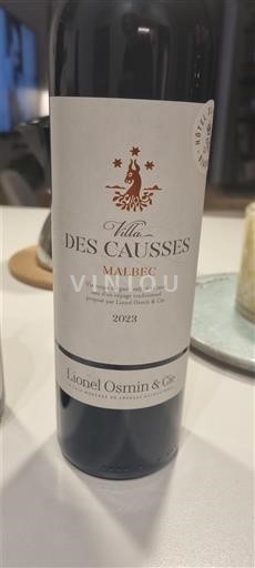 Zuidwest-Frankrijk Côtes du Lot Villa des Causses Malbec 2023