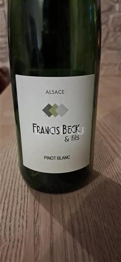 Alsace Pinot blanc Francis Beck & Fils 2023