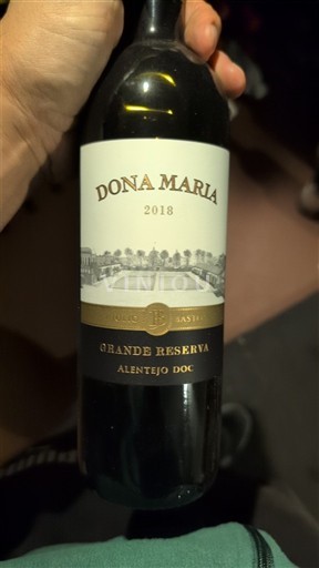 Alentejo Alentejano Dona Maria Grande Reserva 2018